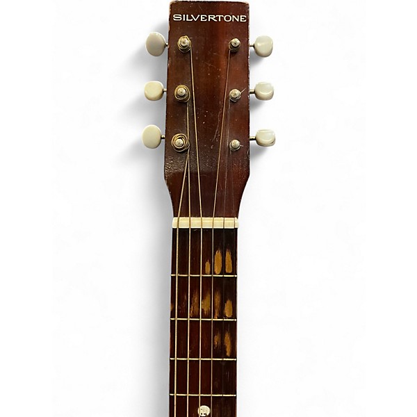 Used Silvertone PARLOR HONEYBURST Acoustic Guitar