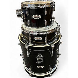 Used Pearl 3 Piece MIDTOWN BLACK SPARKLE Drum Kit
