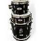 Used Pearl 3 Piece MIDTOWN BLACK SPARKLE Drum Kit thumbnail
