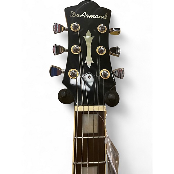Used DeArmond S63 Natural Solid Body Electric Guitar