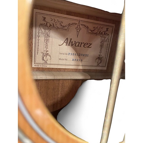 Used Alvarez RD210 Natural Acoustic Guitar