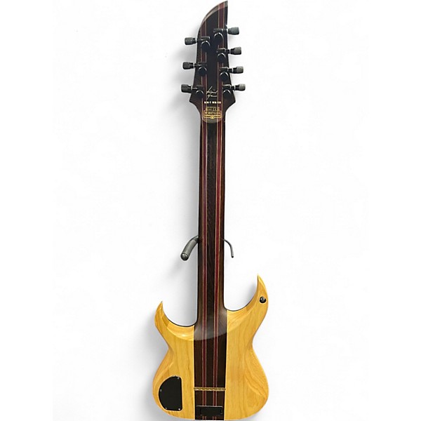 Used Schecter Guitar Research KM7 MKIII Artist Trans Black Burl Solid Body Electric Guitar