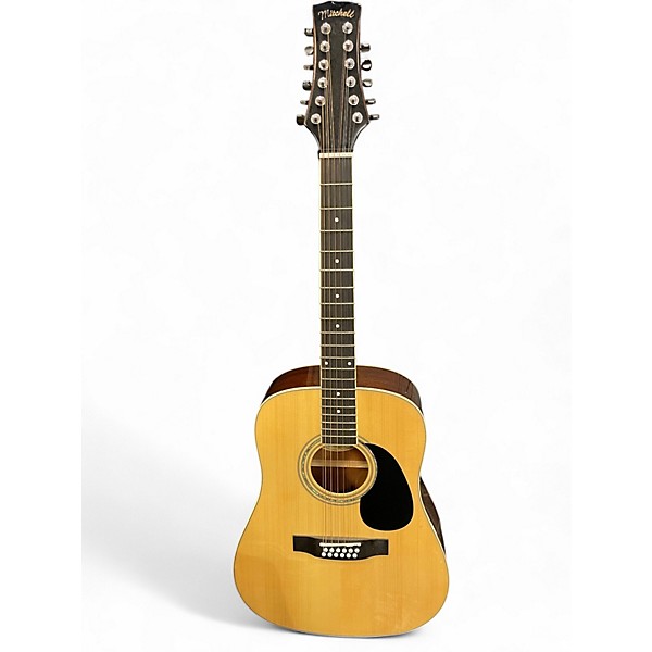 Used Mitchell DP120S Natural 12 String Acoustic Electric Guitar