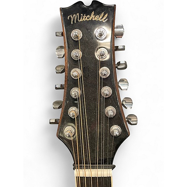 Used Mitchell DP120S Natural 12 String Acoustic Electric Guitar