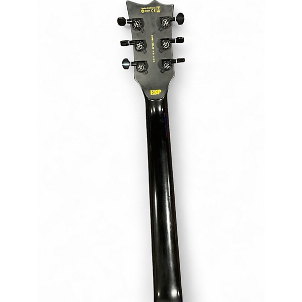 Used ESP EC-1000 Black and Yellow Solid Body Electric Guitar
