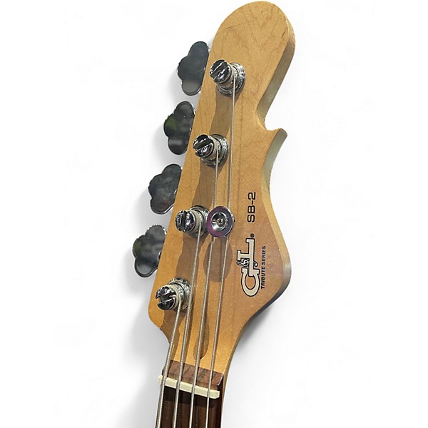 Used G&L Tribute Series SB-2 Bass with Rosewood Fretboard  Bordeaux Red Electric Bass Guitar