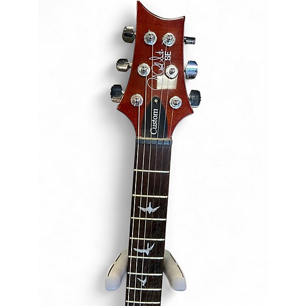 Used PRS SE Custom 24 AMBER BURST Solid Body Electric Guitar