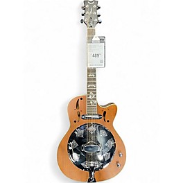 Used Dean RESONATOR CUTAWAY Natural Acoustic Electric Guitar
