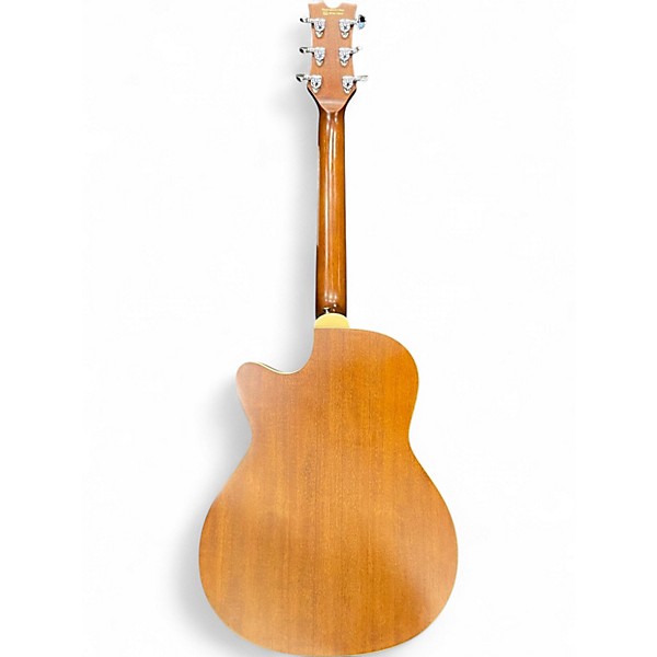 Used Dean RESONATOR CUTAWAY Natural Acoustic Electric Guitar