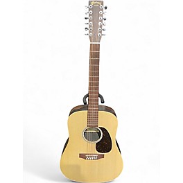 Used Martin D-X2 12 Natural 12 String Acoustic Electric Guitar
