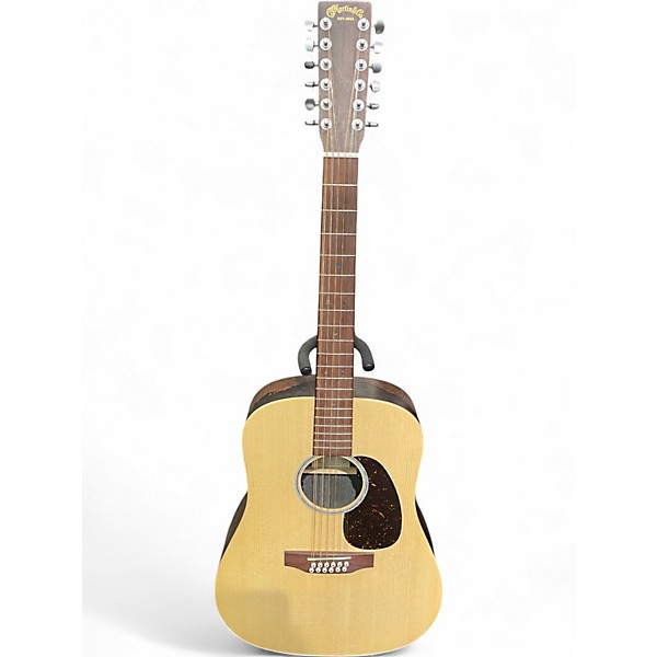 Used Martin D-X2 12 Natural 12 String Acoustic Electric Guitar