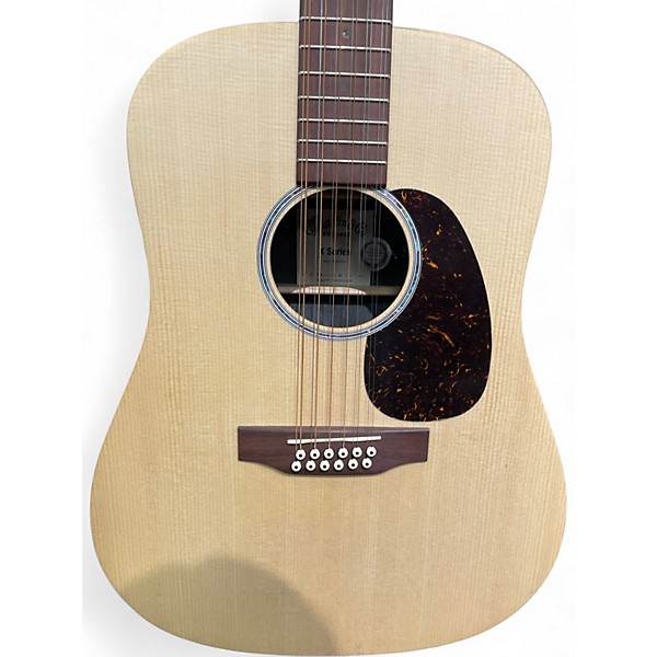 Used Martin D-X2 12 Natural 12 String Acoustic Electric Guitar