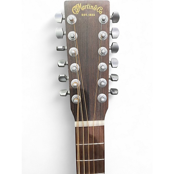 Used Martin D-X2 12 Natural 12 String Acoustic Electric Guitar