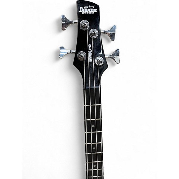 Used Ibanez  Mikro Black Electric Bass Guitar