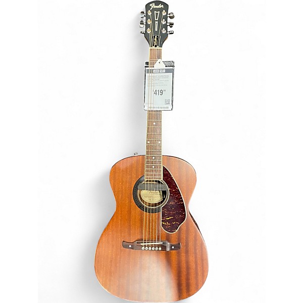 Used Fender Tim Armstrong Deluxe Mahogany Acoustic Electric Guitar