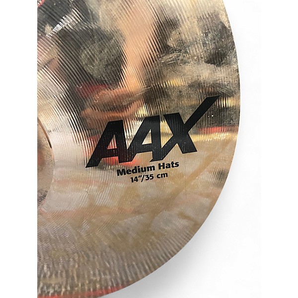 Used SABIAN 14in AAX MEDIUM HATS Cymbal
