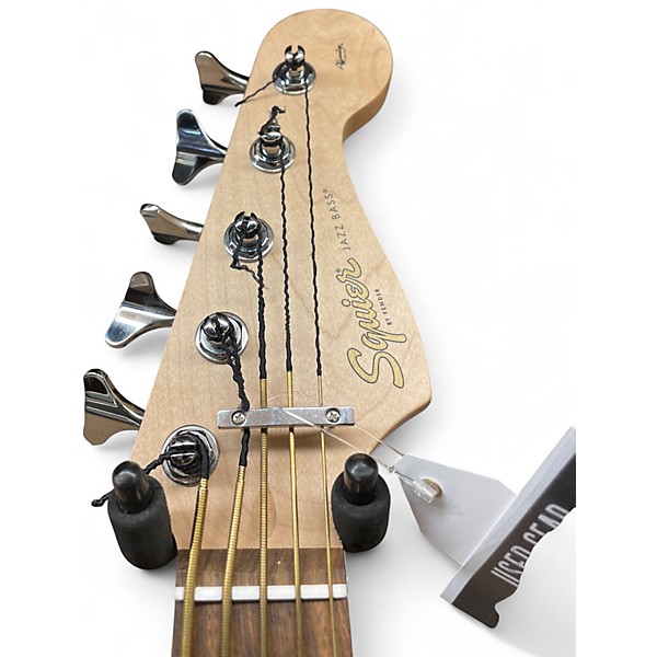 Used Squier Affinity Jazz Bass V 5 String Sunburst Electric Bass Guitar