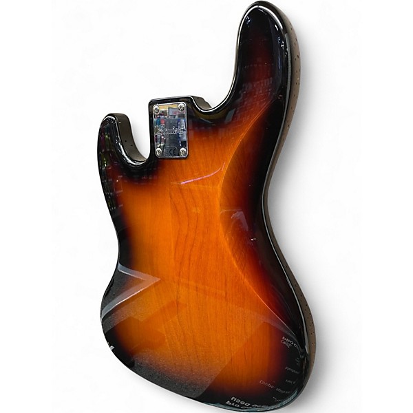 Used Squier Affinity Jazz Bass V 5 String Sunburst Electric Bass Guitar