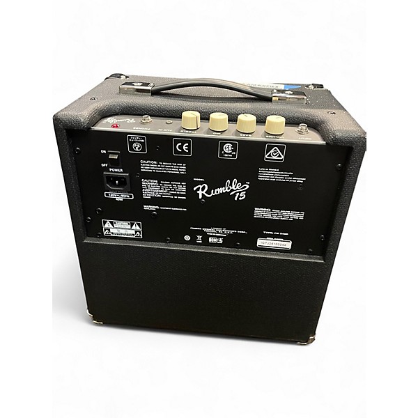 Used Fender Rumble 15 15W 1X8 Bass Combo Amp