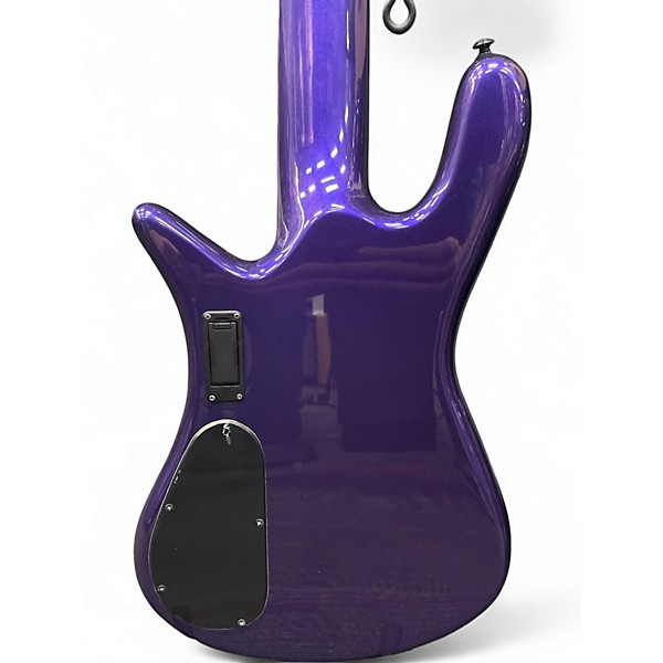Used Spector Dimension 5HP Plum Crazy Electric Bass Guitar