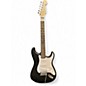 Used Squier Standard Stratocaster Black and White Solid Body Electric Guitar