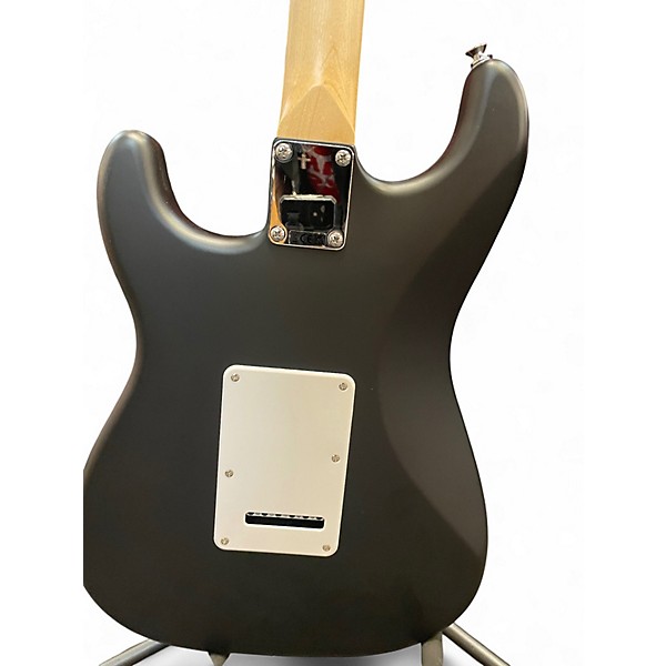 Used Squier Standard Stratocaster Black and White Solid Body Electric Guitar
