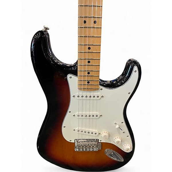 Used Fender Player Stratocaster 3 Tone Sunburst Solid Body Electric Guitar