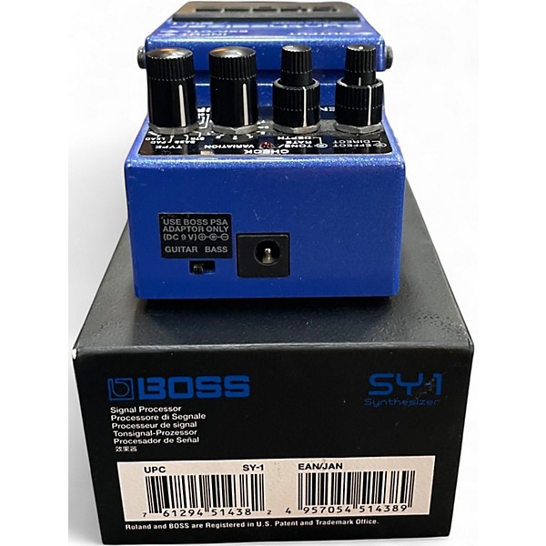 Used BOSS SY1 Synthesizer Effect Pedal