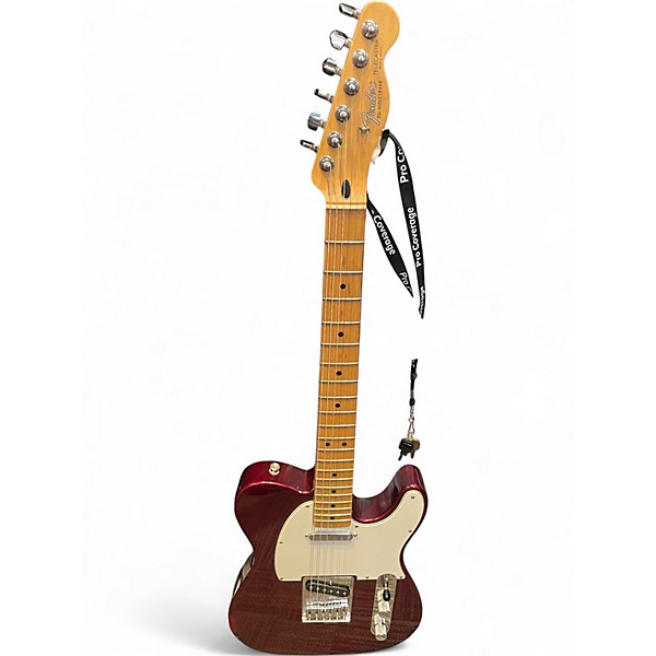 Used Fender Standard Telecaster Candy Apple Red Solid Body Electric Guitar