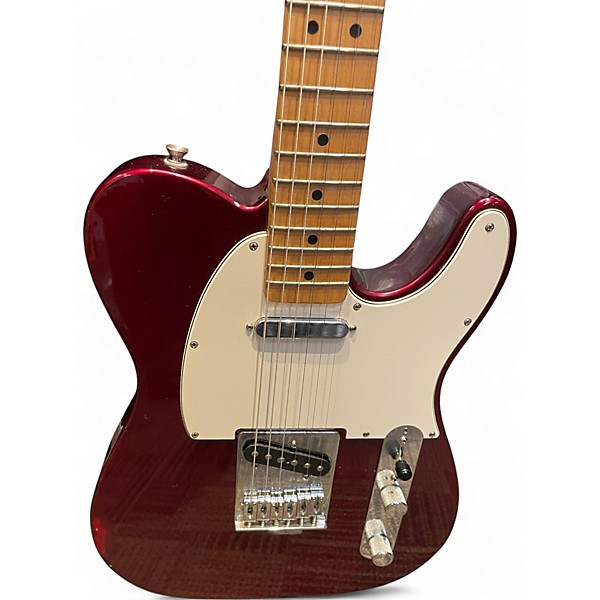 Used Fender Standard Telecaster Candy Apple Red Solid Body Electric Guitar