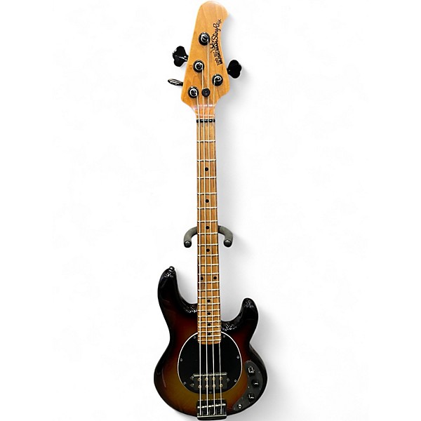 Used 2025 Ernie Ball Music Man STINGRAY SHORT SCALE Metallic 3 Color Sunburst Electric Bass Guitar