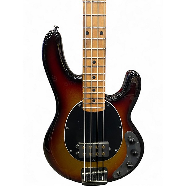 Used 2025 Ernie Ball Music Man STINGRAY SHORT SCALE Metallic 3 Color Sunburst Electric Bass Guitar