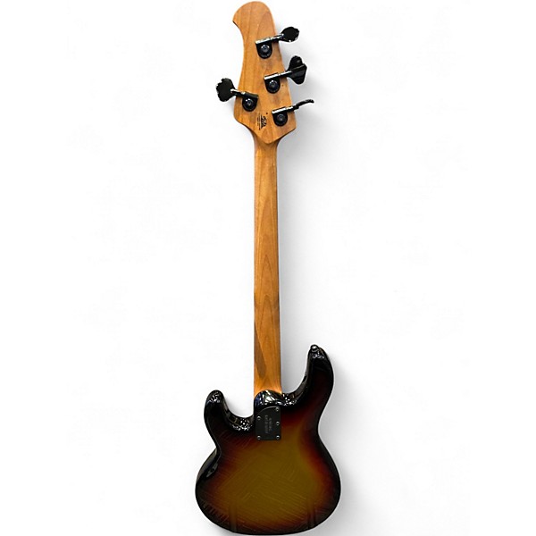 Used 2025 Ernie Ball Music Man STINGRAY SHORT SCALE Metallic 3 Color Sunburst Electric Bass Guitar