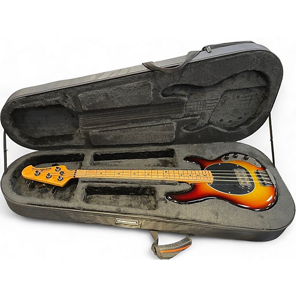 Used 2025 Ernie Ball Music Man STINGRAY SHORT SCALE Metallic 3 Color Sunburst Electric Bass Guitar