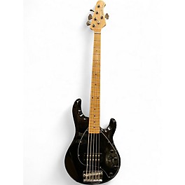 Used Ernie Ball Music Man Stingray 5 String Black Electric Bass Guitar