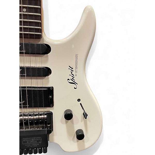 Used Steinberger SPIRIT GU7R Olympic White Solid Body Electric Guitar