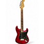 Used Fender LTD PLYR STRAT HSS Cherry Solid Body Electric Guitar thumbnail