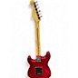 Used Fender LTD PLYR STRAT HSS Cherry Solid Body Electric Guitar