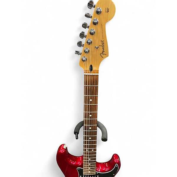 Used Fender LTD PLYR STRAT HSS Cherry Solid Body Electric Guitar
