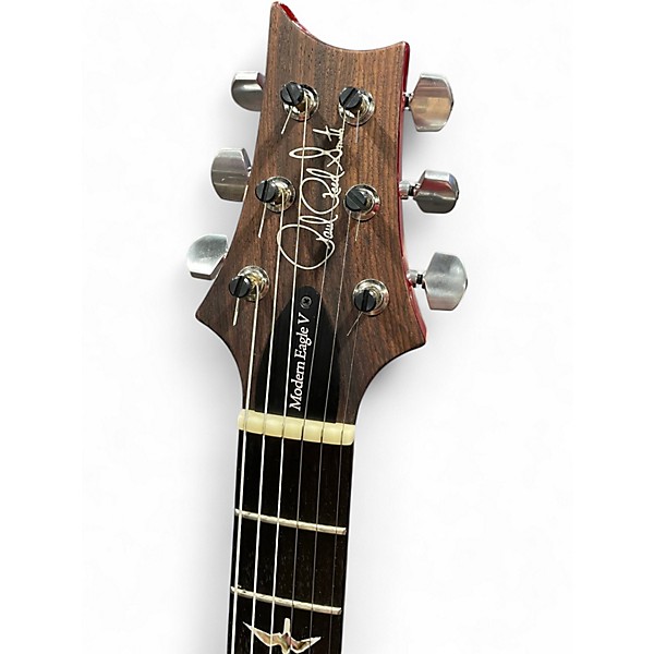 Used PRS Modern Eagle V Charcoal Cherry Sunburst Solid Body Electric Guitar