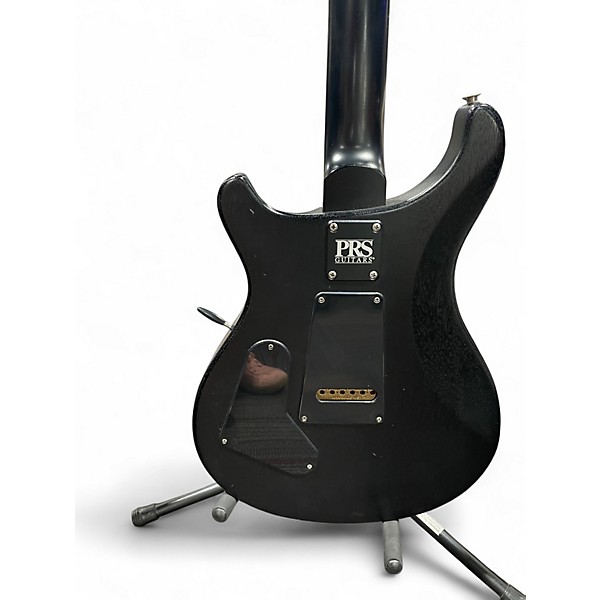 Used PRS CE24 Satin Trans Black Solid Body Electric Guitar