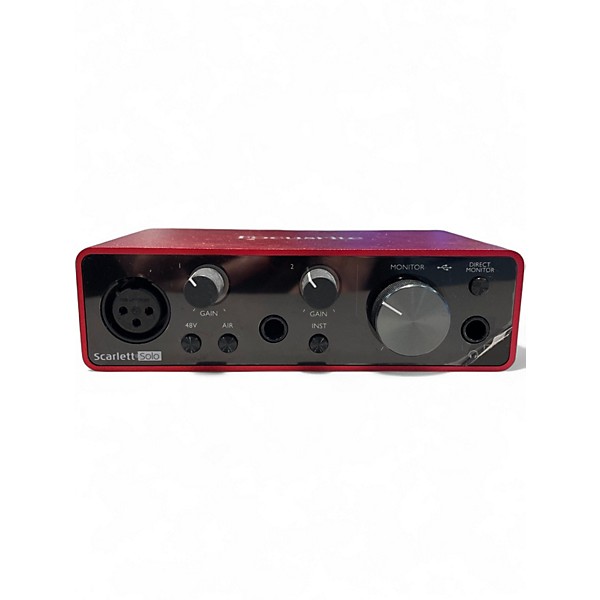 Used Focusrite SCARLETT SOLO BUNDLE GEN 3 Audio Interface