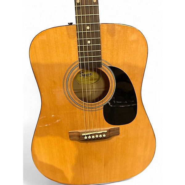 Used Squier SA-50 Natural Acoustic Guitar