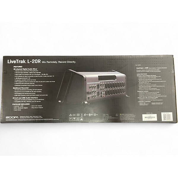 Used Zoom LIVETRAK L20R MultiTrack Recorder