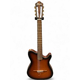 Used Ibanez FRH10N 2 Color Sunburst Classical Acoustic Electric Guitar