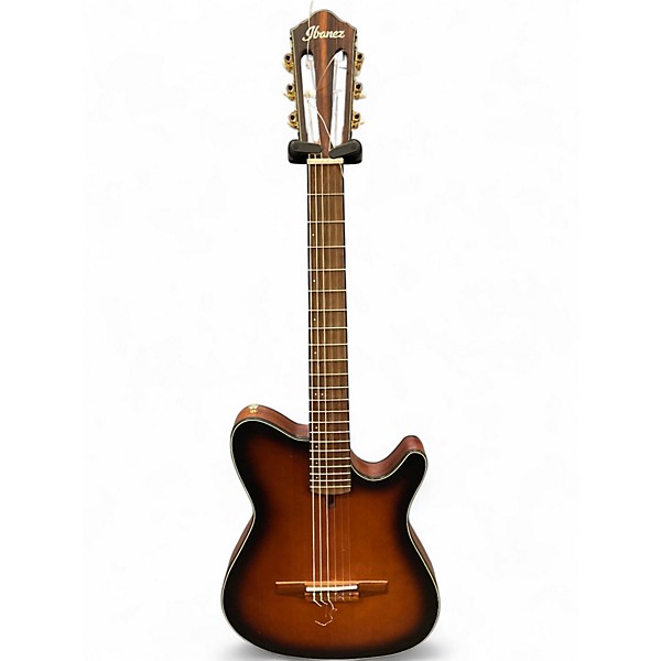 Used Ibanez FRH10N 2 Color Sunburst Classical Acoustic Electric Guitar