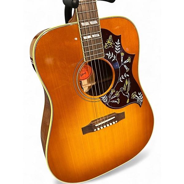 Used 2025 Gibson Hummingbird Heritage Cherry Sunburst Acoustic Electric Guitar