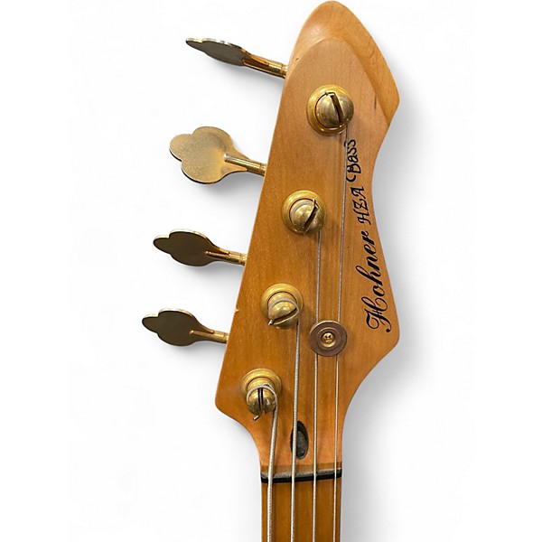 Used Hohner HZA Bass Natural Electric Bass Guitar