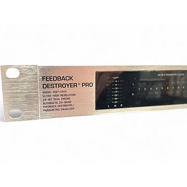 Used Behringer Feedback Destroyer Pro DSP1124P Feedback Suppressor