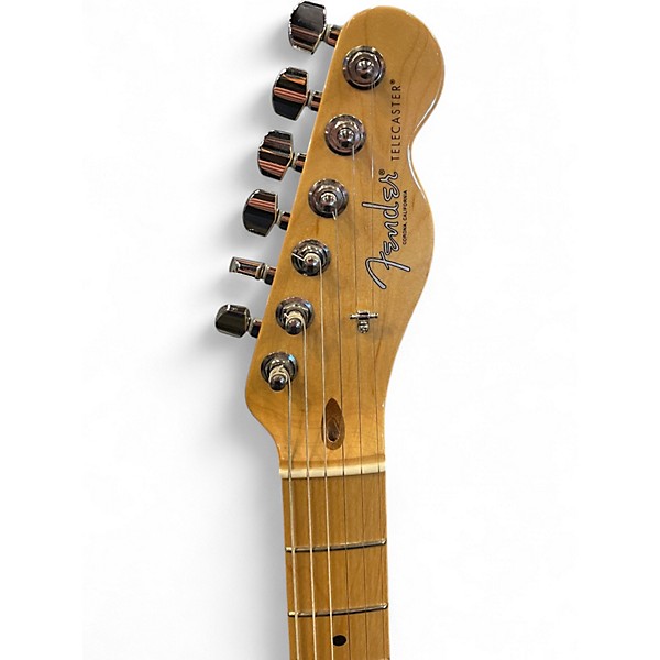 Used Fender american professional telecaster deluxe Natural Solid Body Electric Guitar